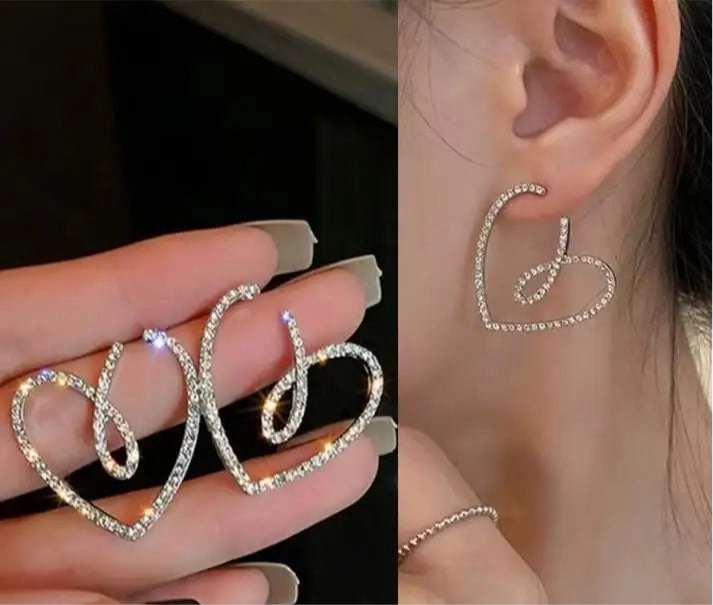 Fashion Seven Star Zircon Earrings For Women Jewelry 2025 Trending New Luxury Women's Crystal Stars Stud Earrings Gifts