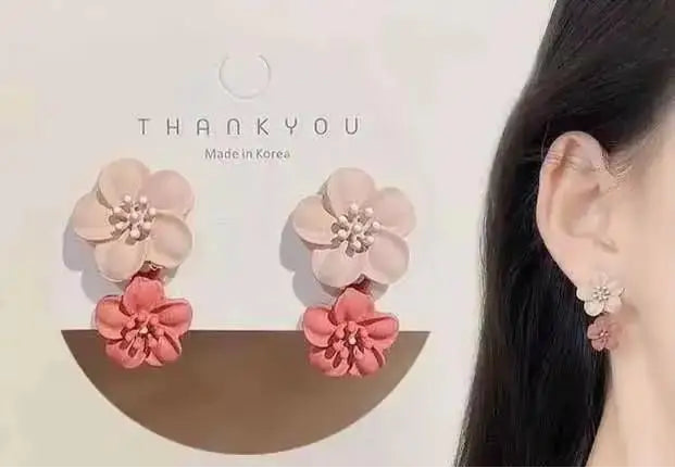 Fashion Seven Star Zircon Earrings For Women Jewelry 2025 Trending New Luxury Women's Crystal Stars Stud Earrings Gifts