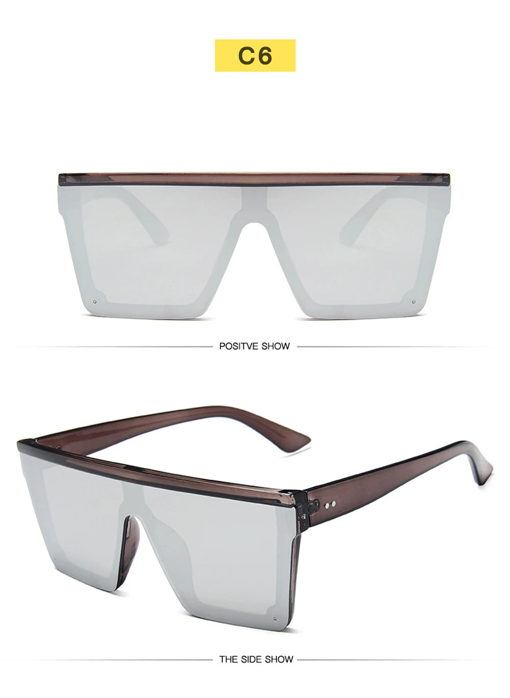 2025 Square Sunglasses Women Luxury Vintage Brand Design Sun glasses Big Frame Mirror Red Purple Eyewear UV400