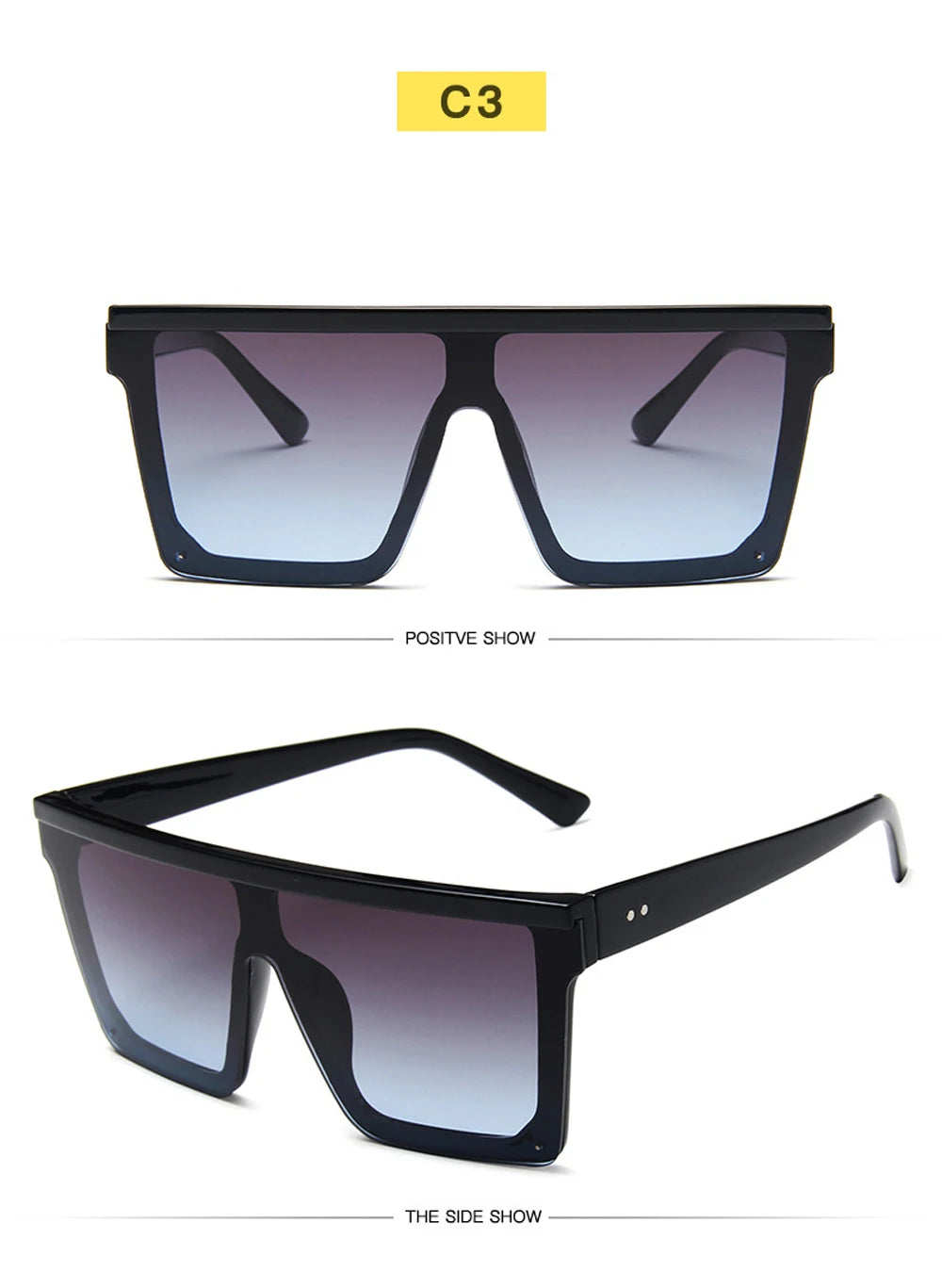 2025 Square Sunglasses Women Luxury Vintage Brand Design Sun glasses Big Frame Mirror Red Purple Eyewear UV400