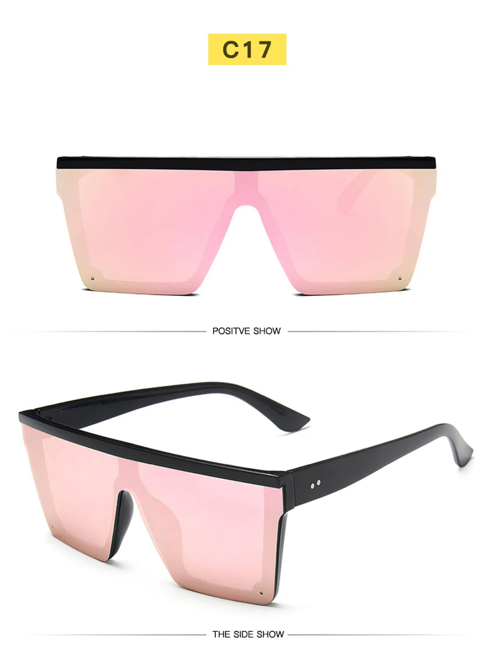 2025 Square Sunglasses Women Luxury Vintage Brand Design Sun glasses Big Frame Mirror Red Purple Eyewear UV400