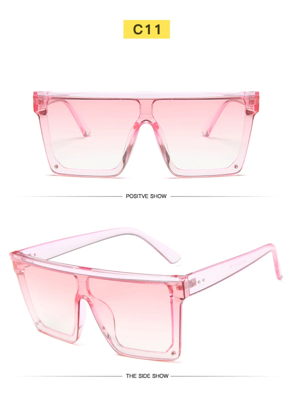 2025 Square Sunglasses Women Luxury Vintage Brand Design Sun glasses Big Frame Mirror Red Purple Eyewear UV400