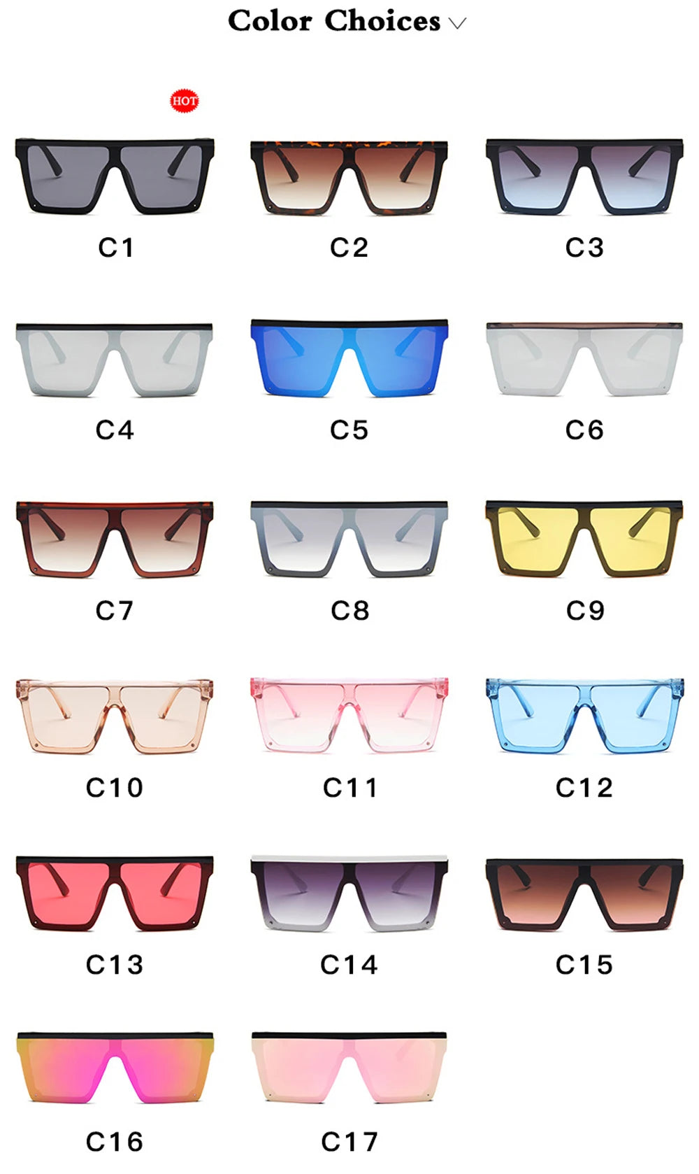 2025 Square Sunglasses Women Luxury Vintage Brand Design Sun glasses Big Frame Mirror Red Purple Eyewear UV400
