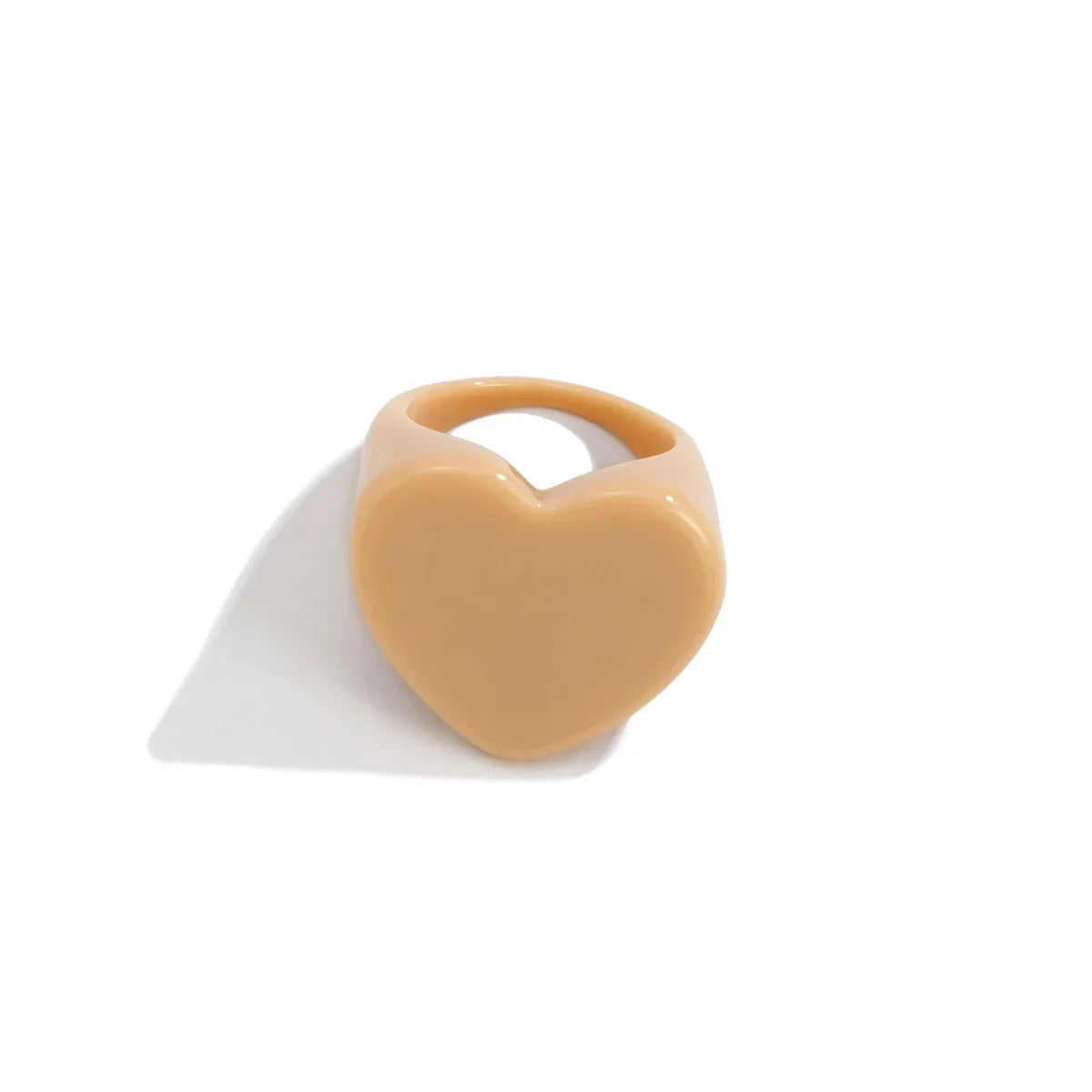 Acrylic Resin Rings Set For Women Girls Irregular Marble Pattern Colorful Transparent Ring Rings Jewelry Gifts