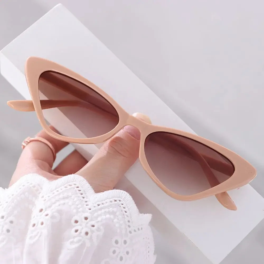 Brand Cat Eye Sunglasses Woman Fashion Designer Vintage Gradient Sun Glasses Female UV400 Outdoor Ladies Shades Oculos De Sol