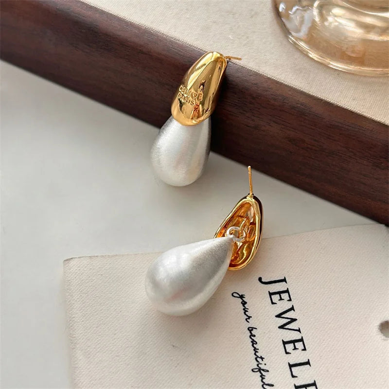Transparent 1Pair Resin Water Drop Earrings Simple Versatile Fashion Earrings For Women Girls Personalized Earrings Gifts