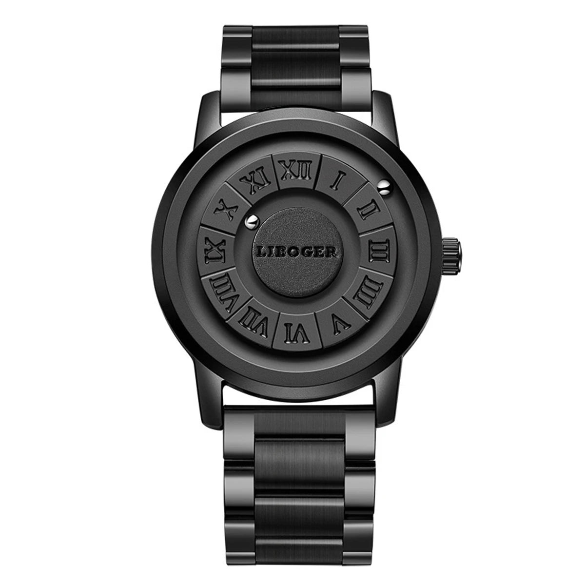 Fashion Magnetic Suspension Men Watches Casual Sports Roma Dial Wristwatches For Mens Clock（Without Box）