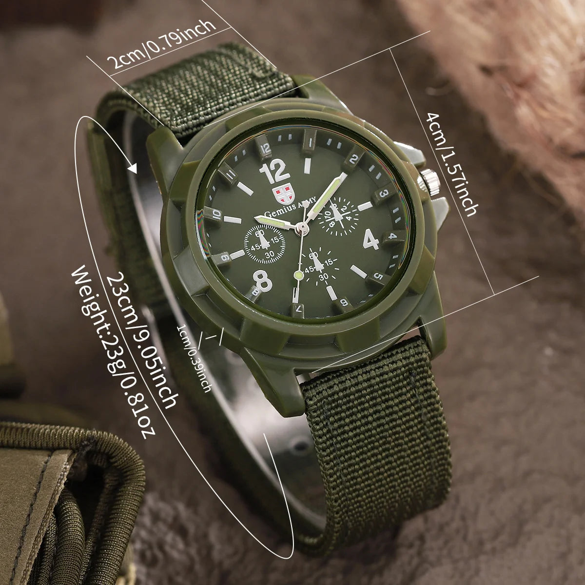4PCS Men Military Watches Set Casual Sport Quartz Watch Nylon Band Male Clock Watch Relogios Masculino（Without Box）