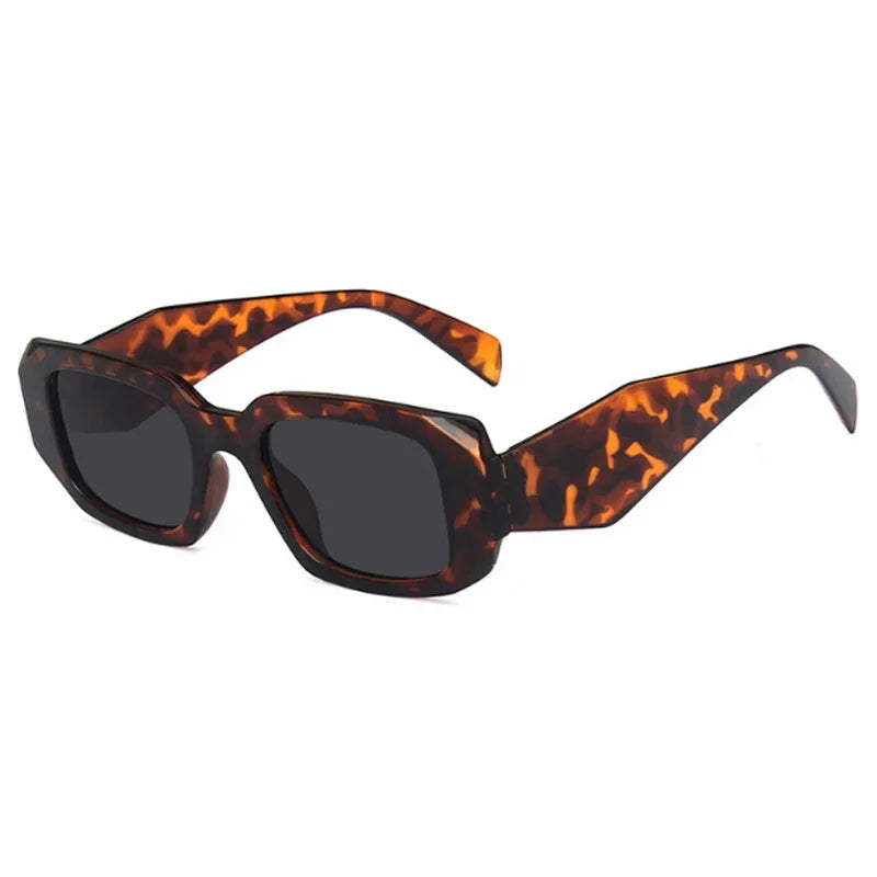 Fashion Square Sunglasses Woman Brand Designer Personality Irregular Vintage Sun Glasses Female Travel Retro Oculos De Sol