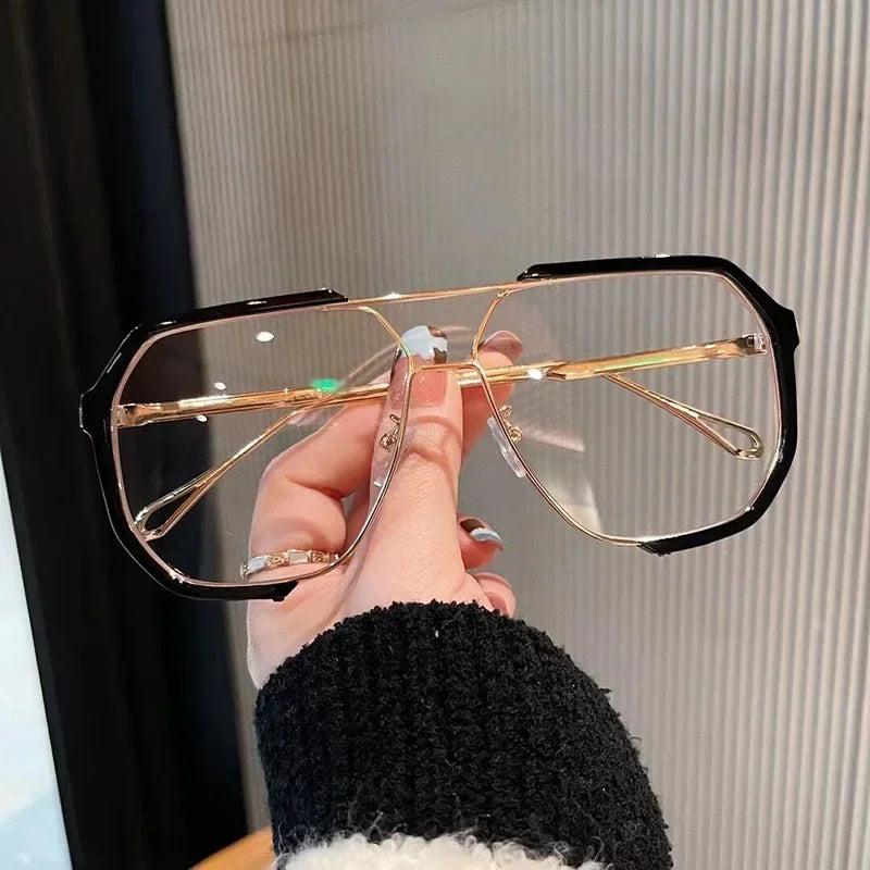 Women One-Piece Fashion Sunglasses New Unique Oversized Sun Glasses for Men Punk Glasses Trending Female Eyewear UV400