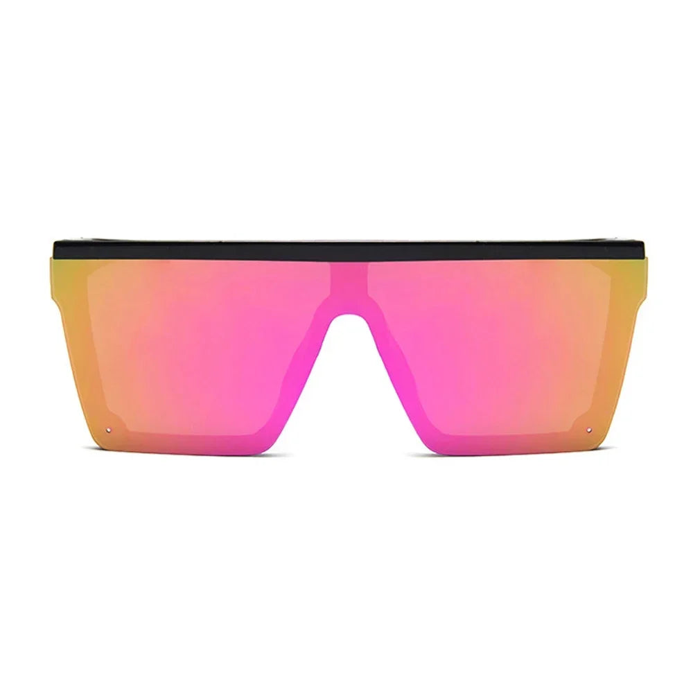 2025 Square Sunglasses Women Luxury Vintage Brand Design Sun glasses Big Frame Mirror Red Purple Eyewear UV400