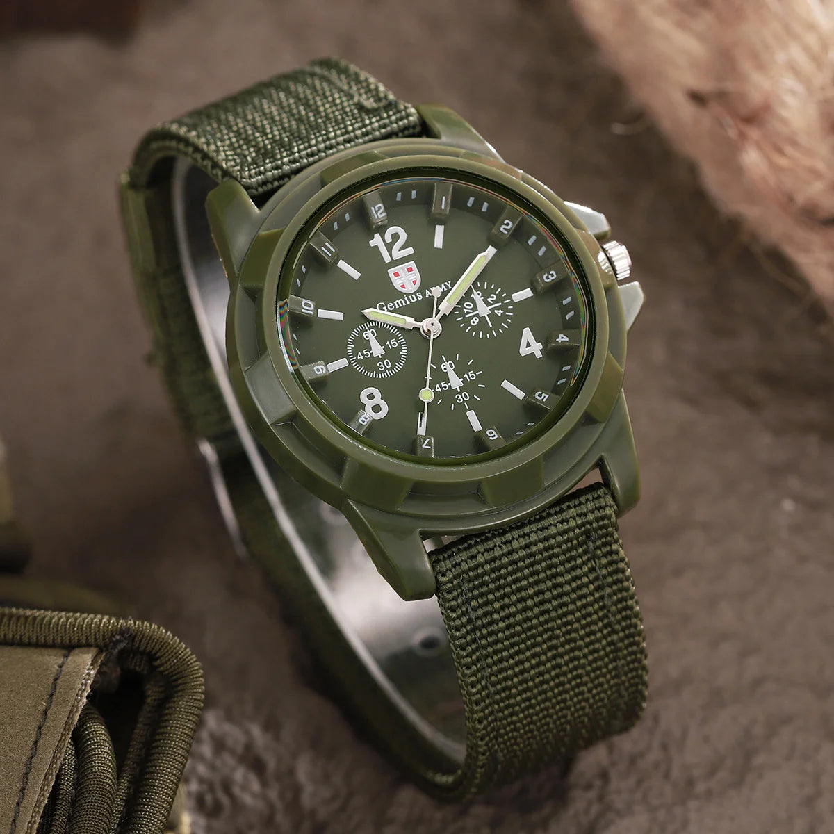 4PCS Men Military Watches Set Casual Sport Quartz Watch Nylon Band Male Clock Watch Relogios Masculino（Without Box）