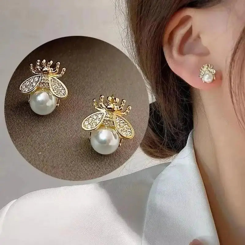 Fashion Seven Star Zircon Earrings For Women Jewelry 2025 Trending New Luxury Women's Crystal Stars Stud Earrings Gifts