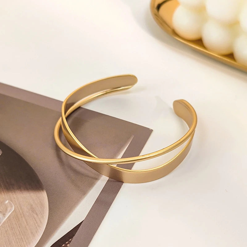 Fashion Stainless Steel Adjustable New Design Gold Plated Bracelet Women's Luxury Gifts Bracelet For Women Jewelry Gift