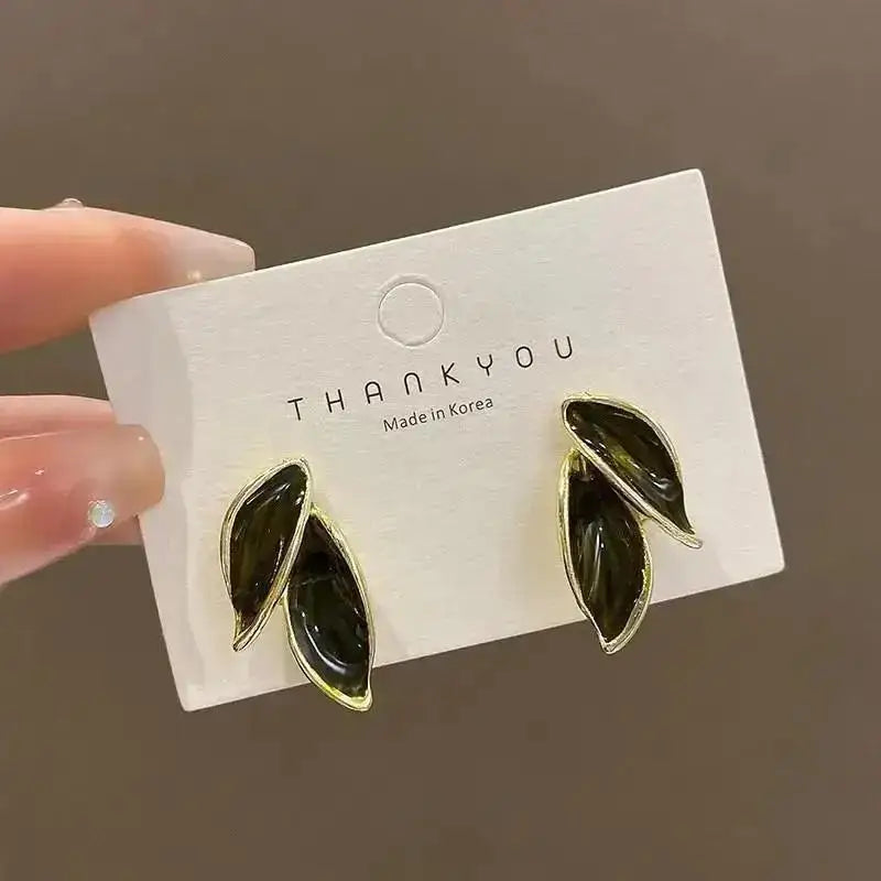 Silver Needle Fashion Purple Crystal Heart Drop Earrings For Women Jewelry 2025 Trending New Luxury Women's Earrings