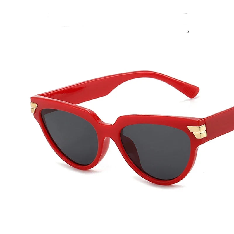 New Small Rectangle Sunglasses Women 2022 Luxury Brand Classic Cat Eye Lady Sexy Fashion Sun Glasses Shades For Women UV400