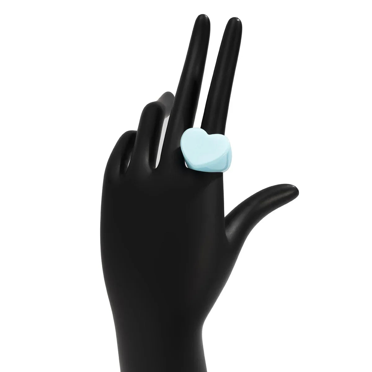 Acrylic Resin Rings Set For Women Girls Irregular Marble Pattern Colorful Transparent Ring Rings Jewelry Gifts