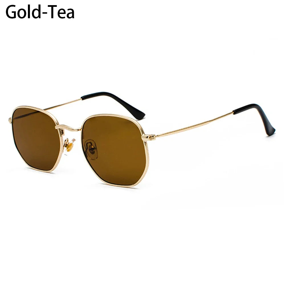 Women Men Sunglases Round Sun Glasses Women's Metal Frame Eyewear Fishing Glasses UV400 Shades