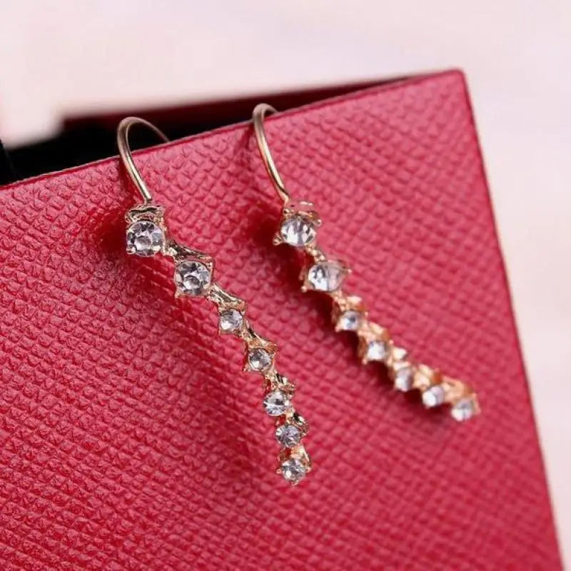 Fashion Seven Star Zircon Earrings For Women Jewelry 2025 Trending New Luxury Women's Crystal Stars Stud Earrings Gifts