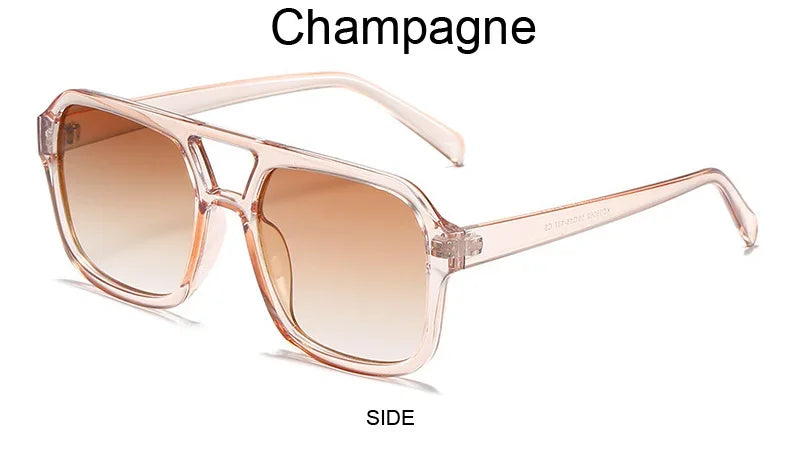 Vintage Square Sunglasses Woman Fashion Retro Sun Glasses Female Candy Colors Mirror Eyewear Brand Designer Oculos De Sol