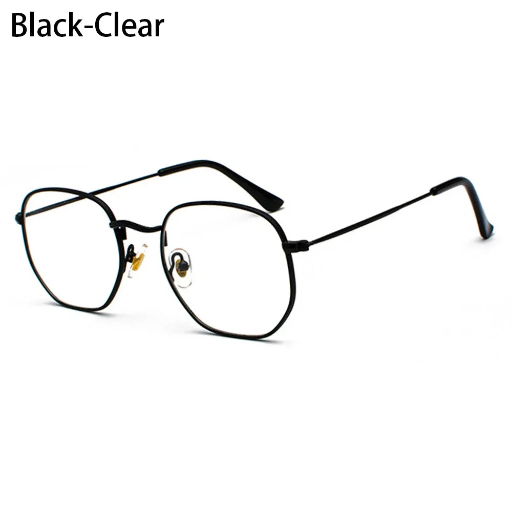 Women Men Sunglases Round Sun Glasses Women's Metal Frame Eyewear Fishing Glasses UV400 Shades