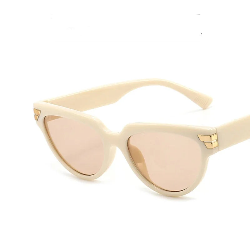 New Small Rectangle Sunglasses Women Luxury Brand Classic Cat Eye Lady Fashion Sun Glasses Shades For Women UV400 Eyewear