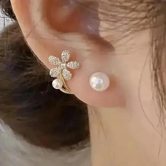 Silver Needle Fashion Square Zircon Drop Earrings For Women Jewelry 2025 Trending New Luxury Women's Crystal Earrings