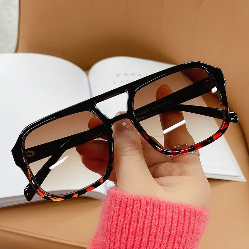 Vintage Square Sunglasses Woman Fashion Retro Sun Glasses Female Candy Colors Mirror Eyewear Brand Designer Oculos De Sol