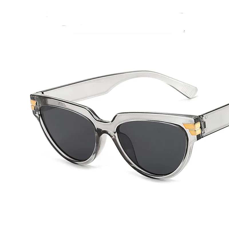 New Small Rectangle Sunglasses Women 2022 Luxury Brand Classic Cat Eye Lady Sexy Fashion Sun Glasses Shades For Women UV400