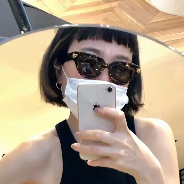 New Small Rectangle Sunglasses Women 2022 Luxury Brand Classic Cat Eye Lady Sexy Fashion Sun Glasses Shades For Women UV400