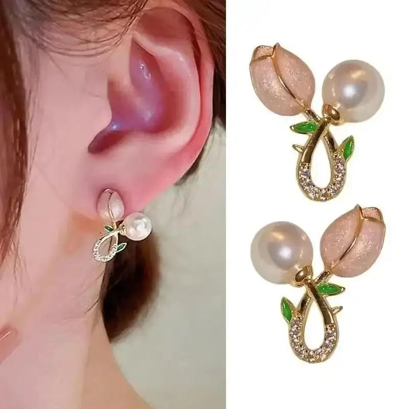 Fashion Seven Star Zircon Earrings For Women Jewelry 2025 Trending New Luxury Women's Crystal Stars Stud Earrings Gifts