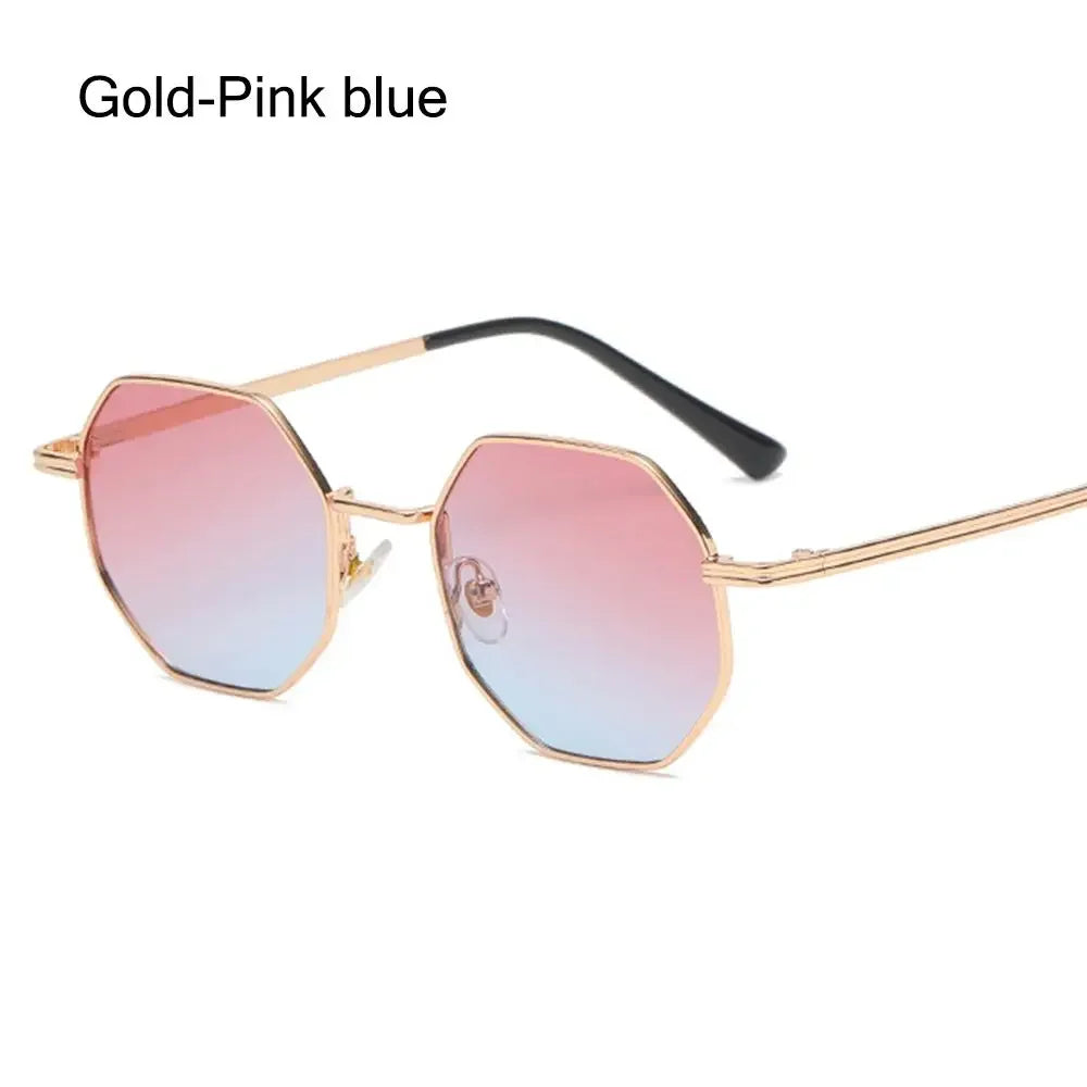 Women Men Sunglases Round Sun Glasses Women's Metal Frame Eyewear Fishing Glasses UV400 Shades