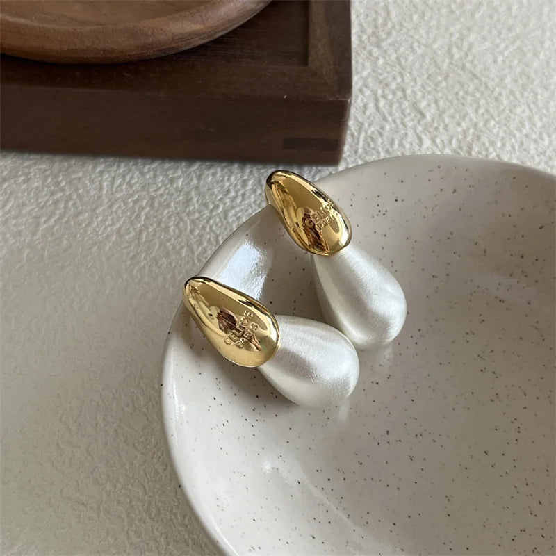 Transparent 1Pair Resin Water Drop Earrings Simple Versatile Fashion Earrings For Women Girls Personalized Earrings Gifts