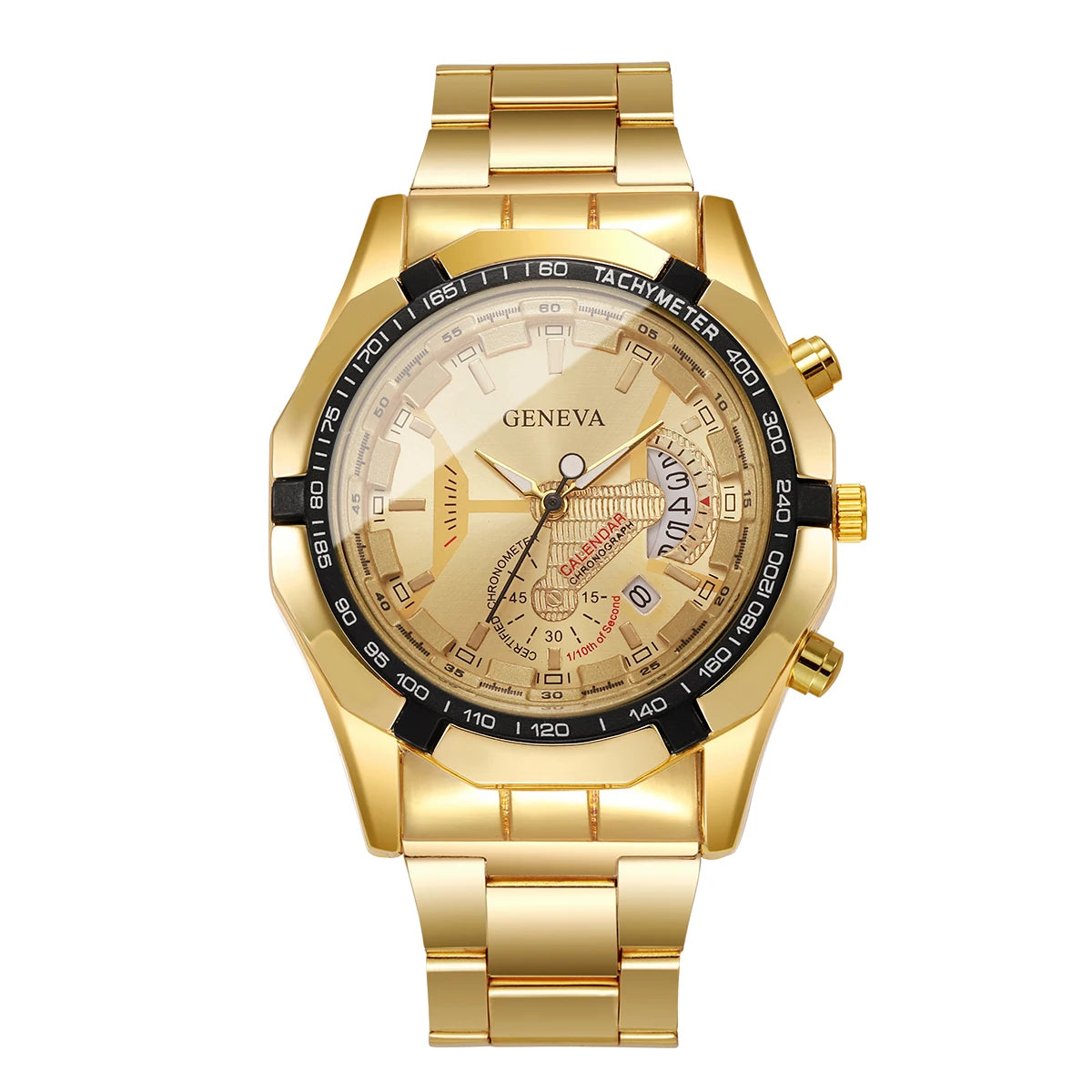 Luxury Large Dial Men Business Watches Fashion Calendar Quartz Watch for Mens Clock Reloj Hombre（Without Box）