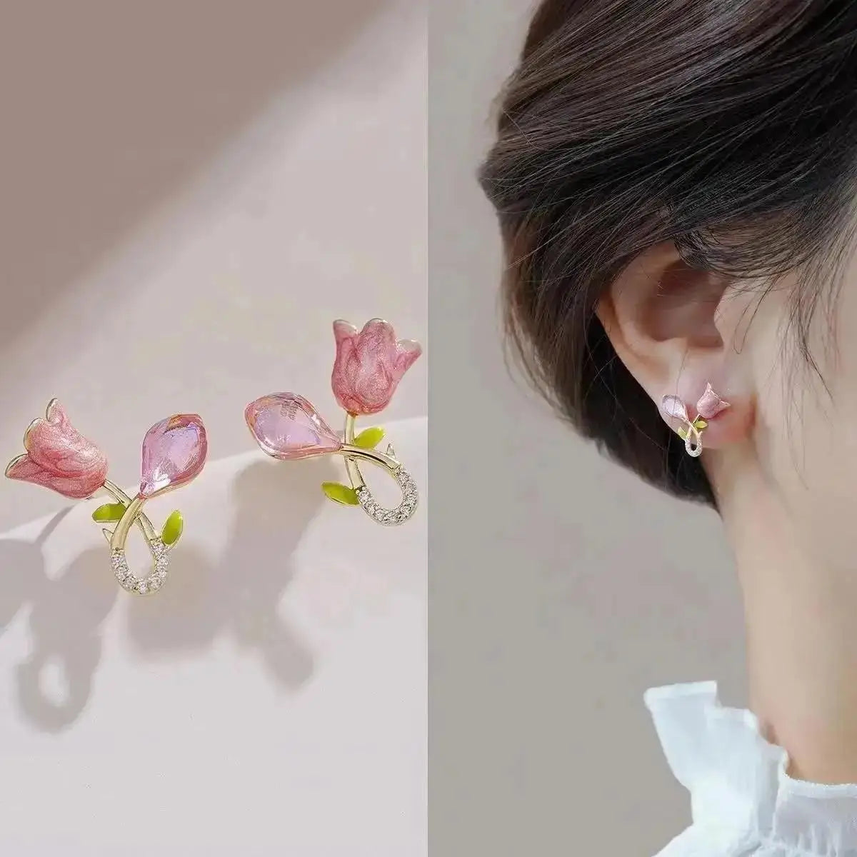 Silver Needle Fashion Square Zircon Drop Earrings For Women Jewelry 2025 Trending New Luxury Women's Crystal Earrings