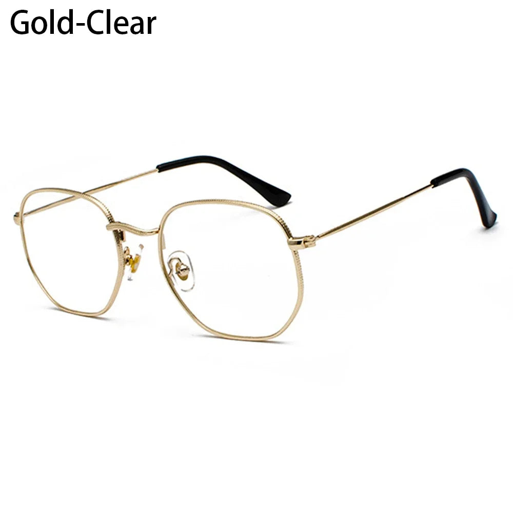 Women Men Sunglases Round Sun Glasses Women's Metal Frame Eyewear Fishing Glasses UV400 Shades