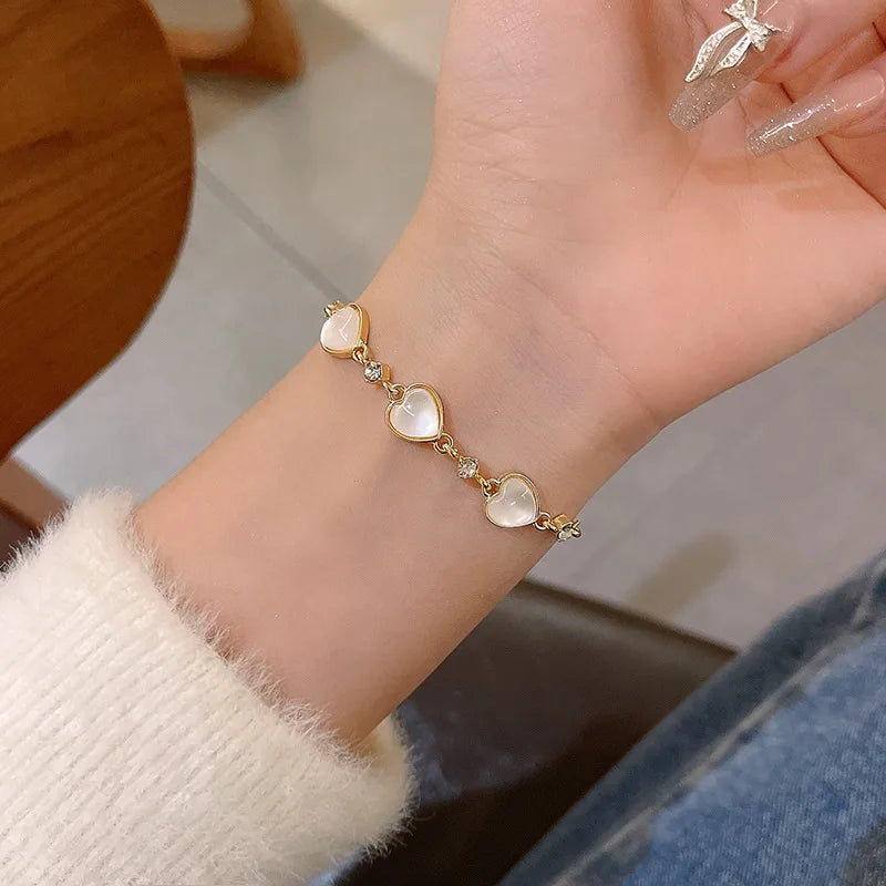 Bohemian Minimalist Metal Chain Women's Set of 6 Multi-layer Chain Simple Fashionable Bracelets Wedding Jewelry Birthday Gifts