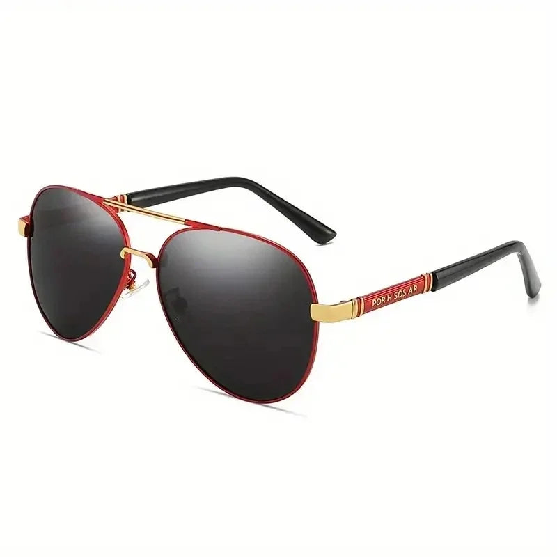 Polarized Sunglasses Men Metail Frame Quality Sun Glasses Brand Design Male Glasses Fishing Driving Goggles UV400 Gafas De Sol