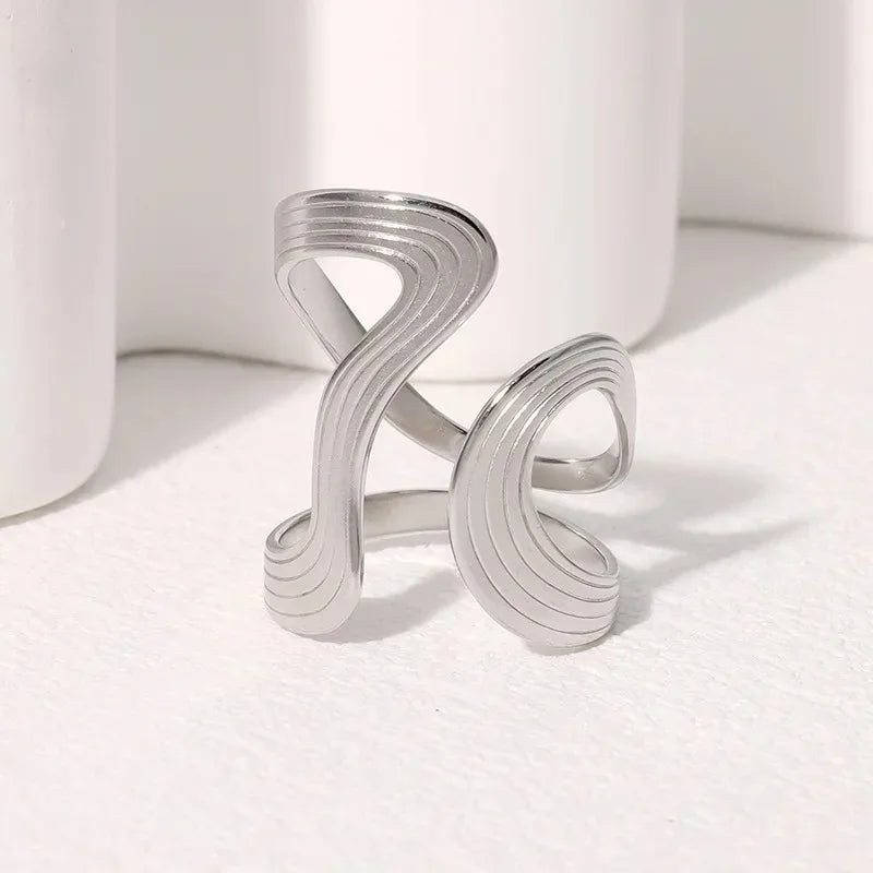 Vintage Stainless Steel Bullet Rings for Women Gold Color Geometric Rings Punk Jewelry Hip Hop Party Jewelry Gifts Anillos