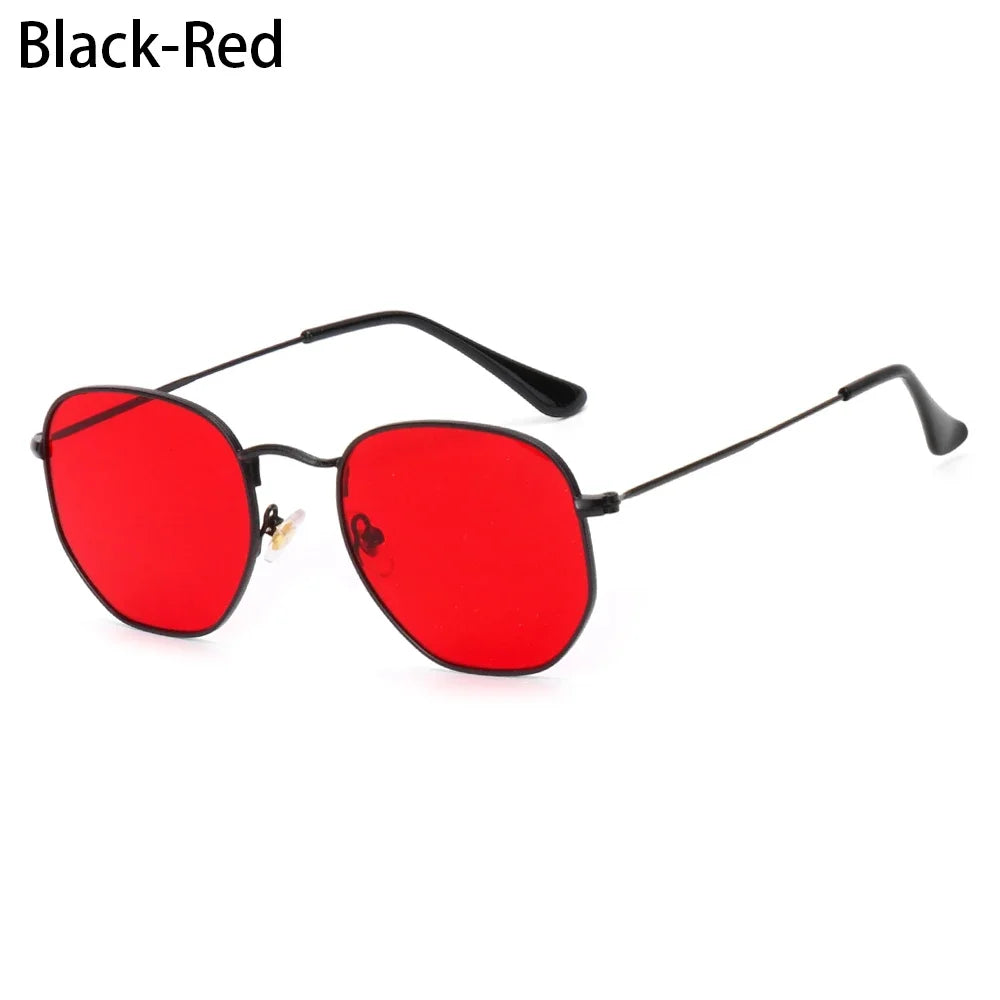 Women Men Sunglases Round Sun Glasses Women's Metal Frame Eyewear Fishing Glasses UV400 Shades