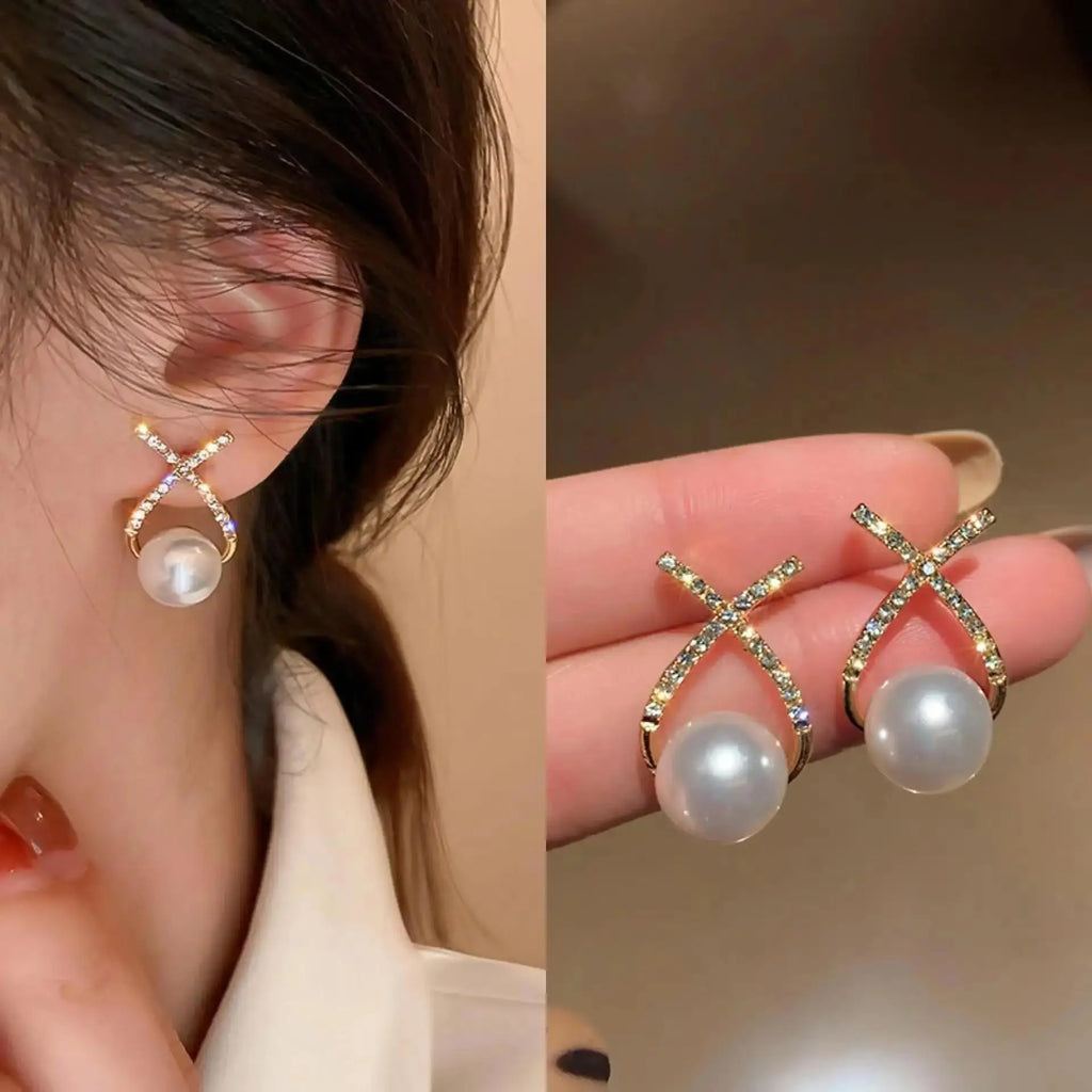 Fashion Seven Star Zircon Earrings For Women Jewelry 2025 Trending New Luxury Women's Crystal Stars Stud Earrings Gifts