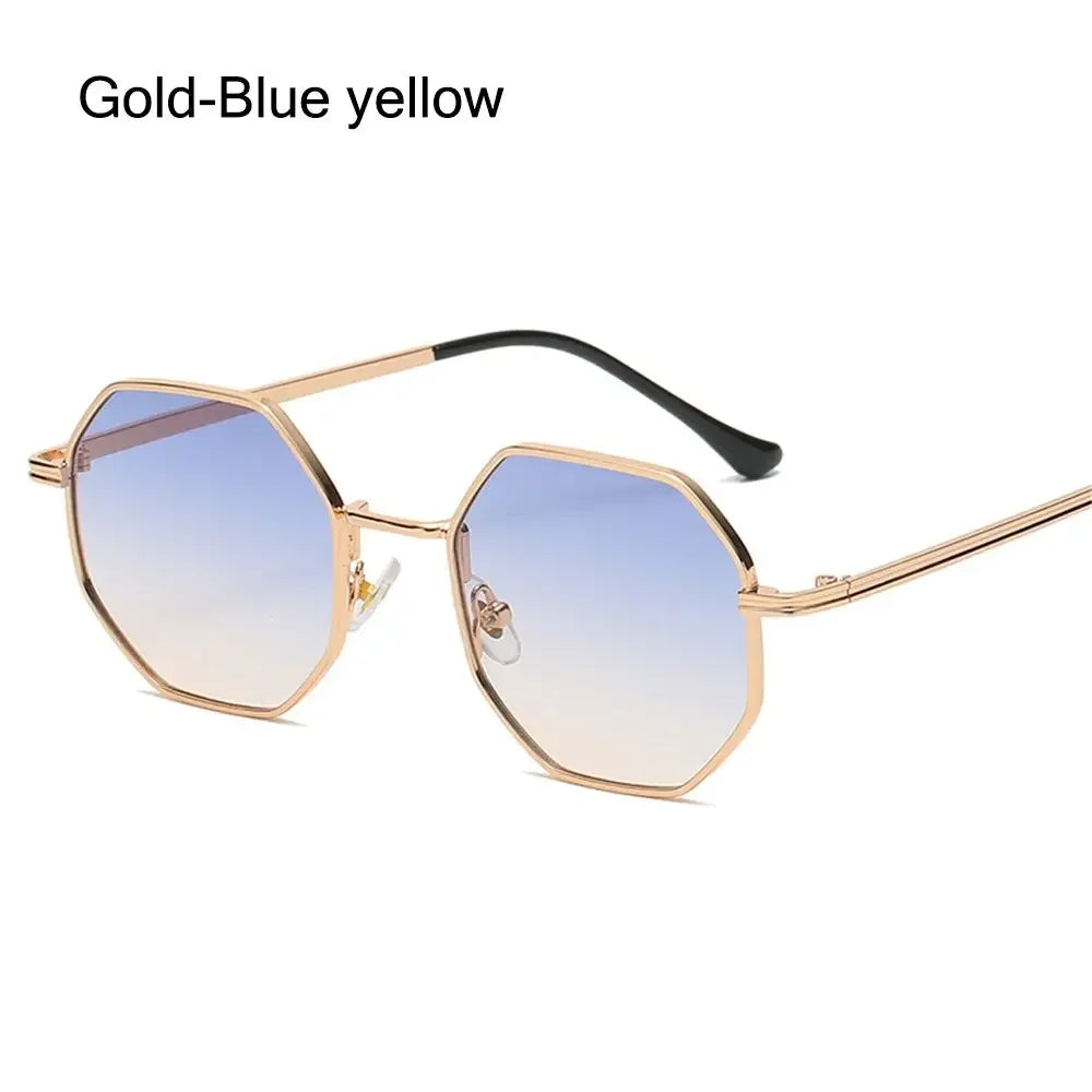 Women Men Sunglases Round Sun Glasses Women's Metal Frame Eyewear Fishing Glasses UV400 Shades