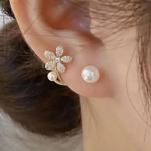 Fashion Seven Star Zircon Earrings For Women Jewelry 2025 Trending New Luxury Women's Crystal Stars Stud Earrings Gifts