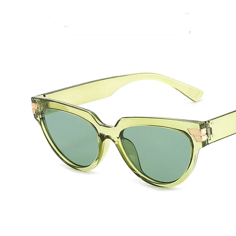 New Small Rectangle Sunglasses Women 2022 Luxury Brand Classic Cat Eye Lady Sexy Fashion Sun Glasses Shades For Women UV400