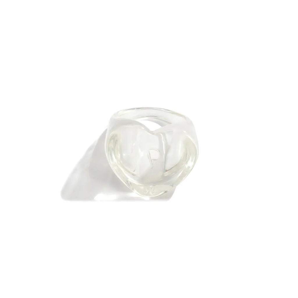 Acrylic Resin Rings Set For Women Girls Irregular Marble Pattern Colorful Transparent Ring Rings Jewelry Gifts