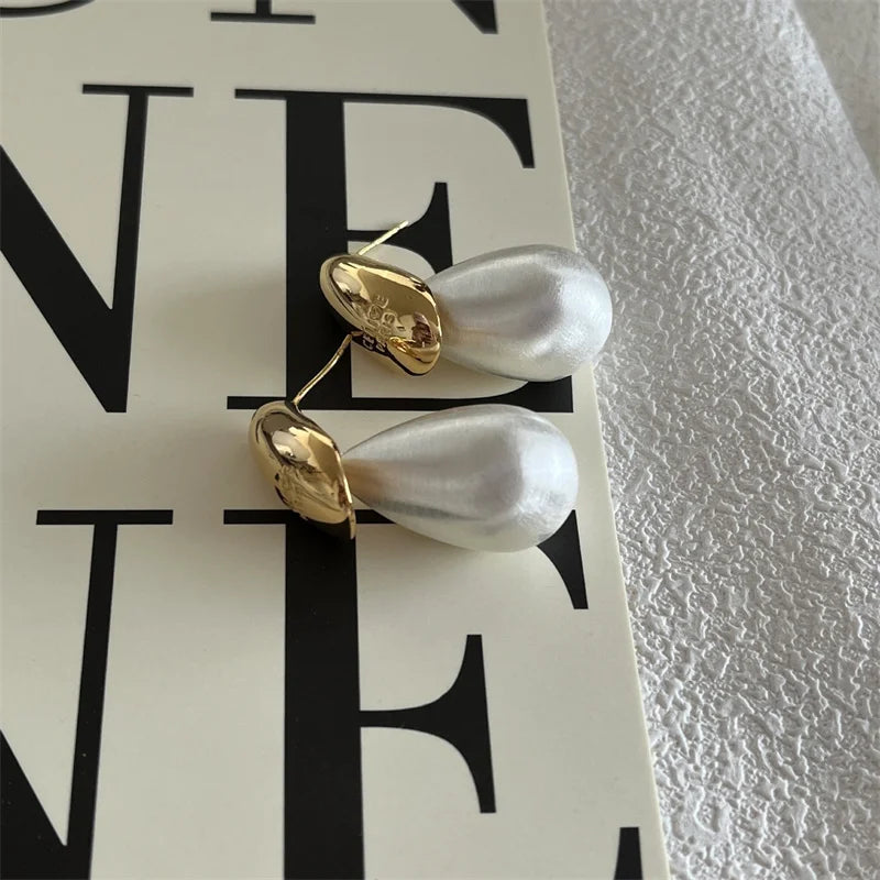 Transparent 1Pair Resin Water Drop Earrings Simple Versatile Fashion Earrings For Women Girls Personalized Earrings Gifts