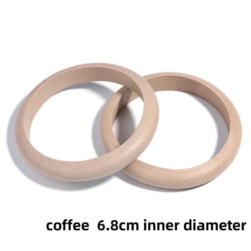 Women Elegant Natural Wood Square DIY Bracelet Coffee Girl Jewelry Ladies Gift Geometric Wooden Bangles For Women