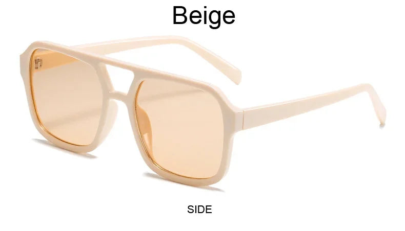 Vintage Square Sunglasses Woman Fashion Retro Sun Glasses Female Candy Colors Mirror Eyewear Brand Designer Oculos De Sol