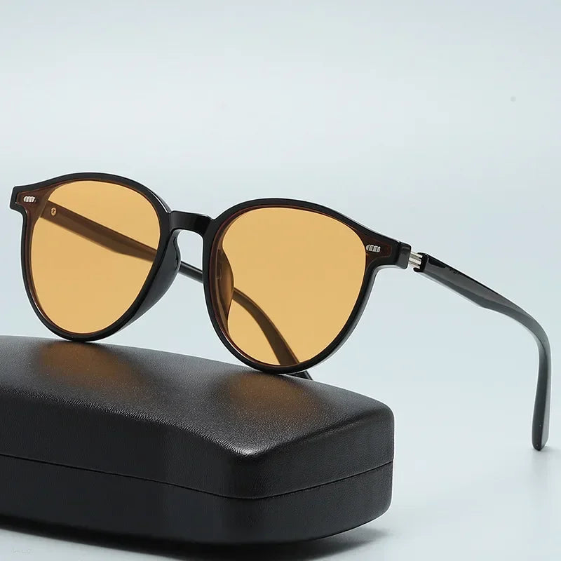 New Small Oval Women's Sunglasses Fashion Brand Women Casual Glasses Vintage Men Outdoor Sunshade Goggles UV400 Oculos De Sol