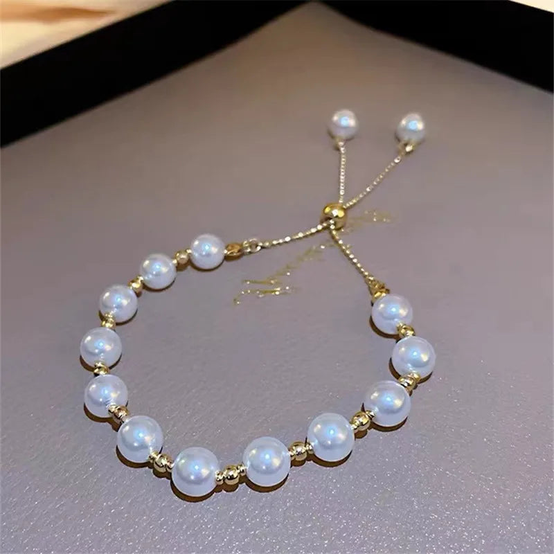 Bohemian Minimalist Metal Chain Women's Set of 6 Multi-layer Chain Simple Fashionable Bracelets Wedding Jewelry Birthday Gifts